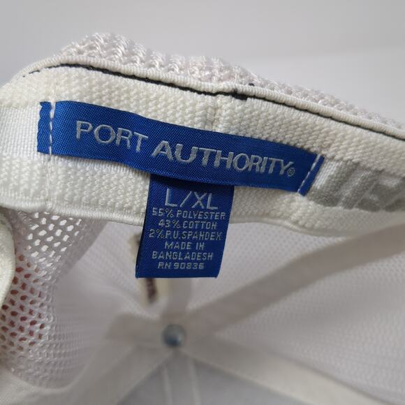 Interscholastic Idaho Cycling League Trucker Hat Blue One Size Port Authority - Picture 9 of 9